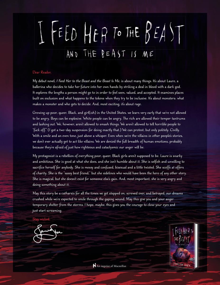 I Feed Her to the Beast and the Beast Is Me