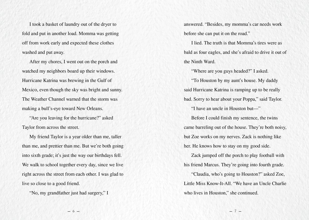 Claudia in the Storm