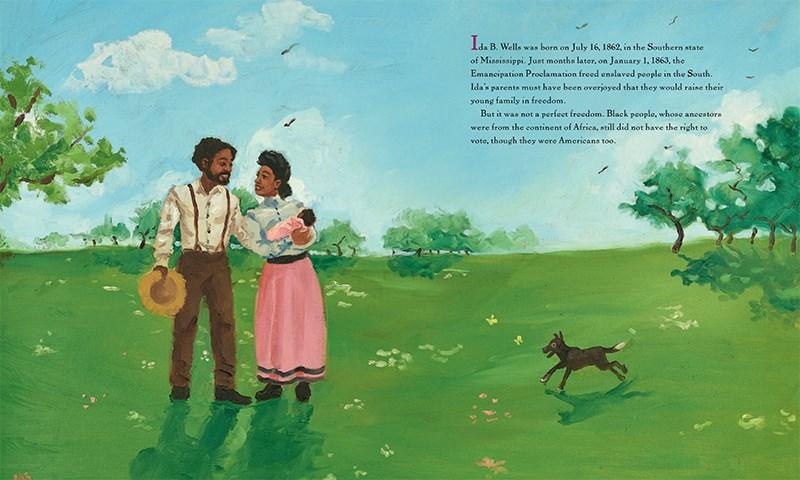 Ida B. Wells Marches for the Vote