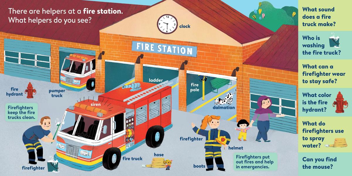 My First Brain Quest First Words: Community Helpers: A Question-and-Answer Book