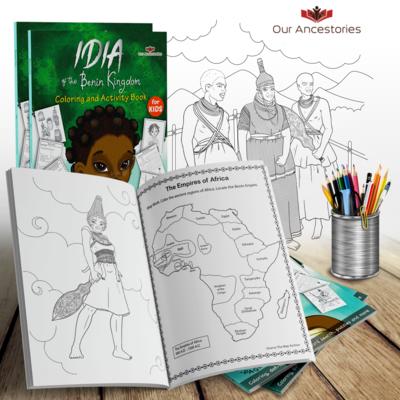 Idia of the Benin Kingdom Colorint and Activity Book