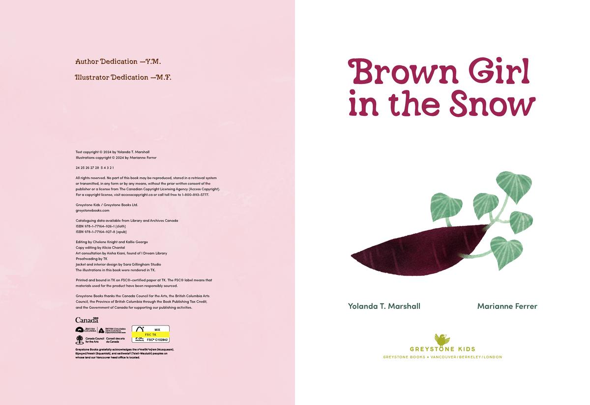 Brown Girl in the Snow