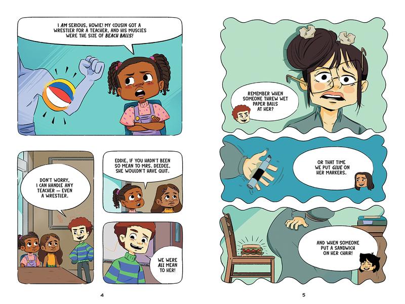 Vampires Don't Wear Polka Dots: A Graphix Chapters Book (The Adventures of the Bailey School Kids #1)