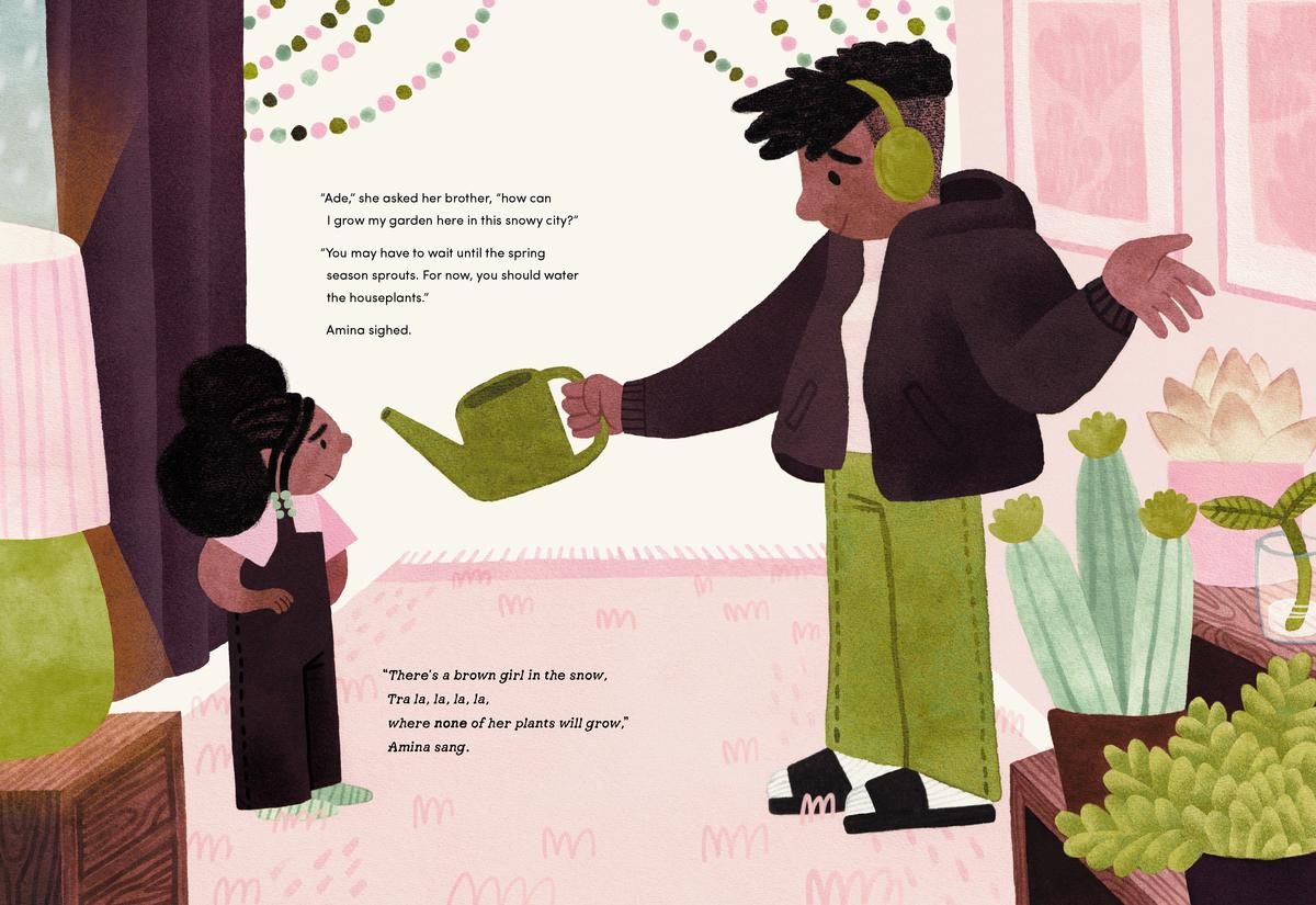 Brown Girl in the Snow