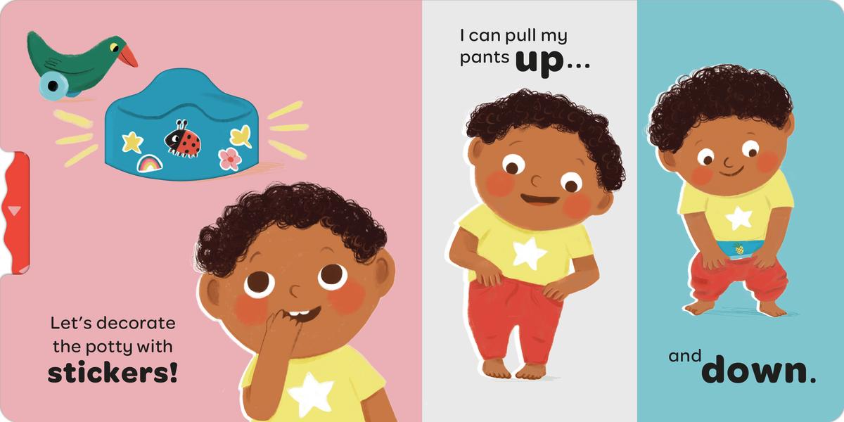Hello, Potty! Turn the wheel and become a potty superstar!