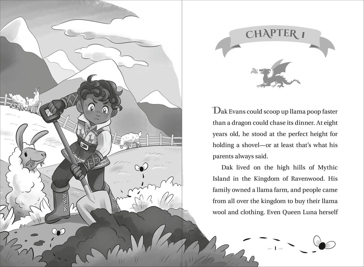 Llama Quest #1 Danger in the Dragons' Den