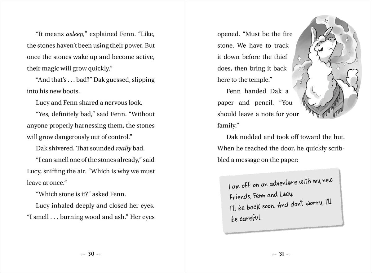 Llama Quest #1 Danger in the Dragons' Den