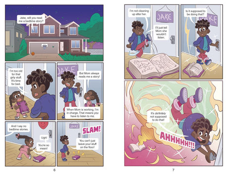 I Fell into a Fairy Tale:   Beauty and the Beast (Plus Jake): An Untraditional Graphic Novel