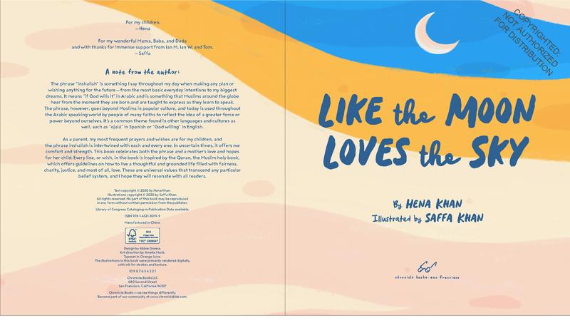Like the Moon Loves the Sky: (Mommy Book for Kids, Islamic Children's Book, Read-Aloud Picture Book)