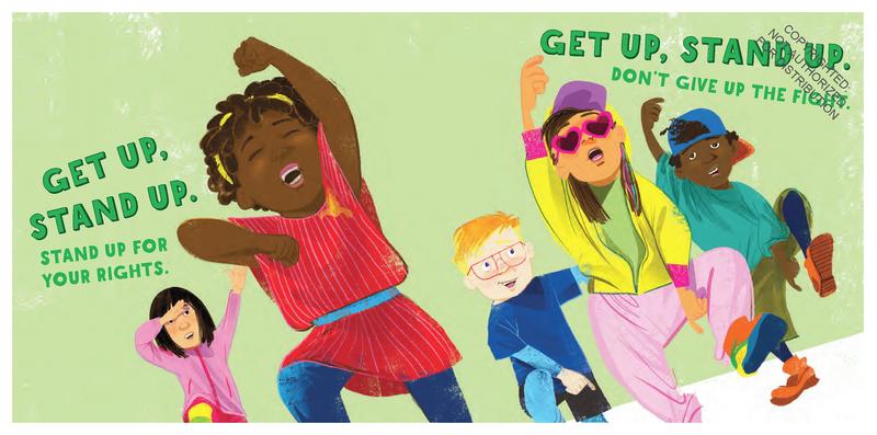 Get Up, Stand Up: (Preschool Music Book, Multicultural Books for Kids, Diversity Books for Toddlers, Bob Marley Children's Books)