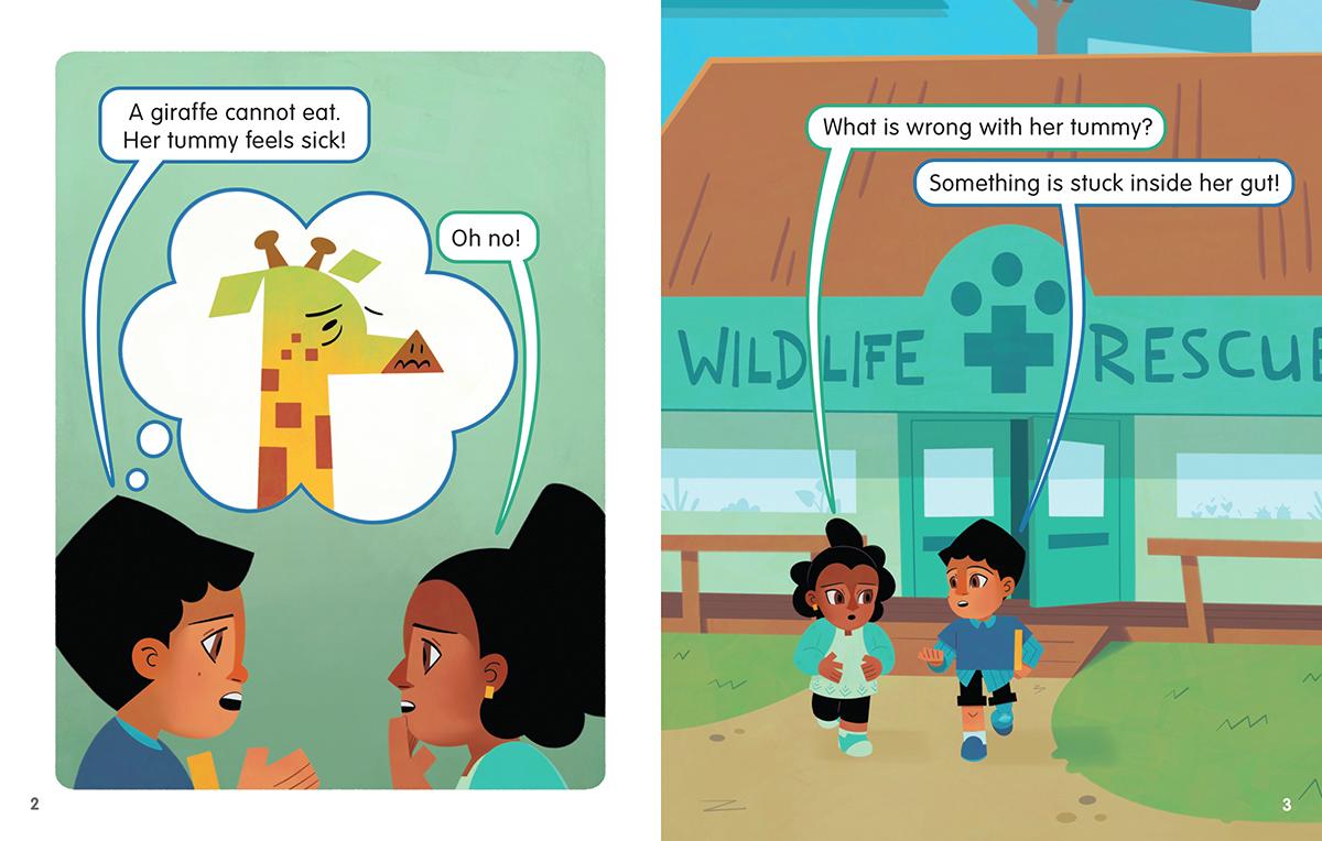 Help the Brave Giraffe: An Acorn Book (The Inside Scouts #2)