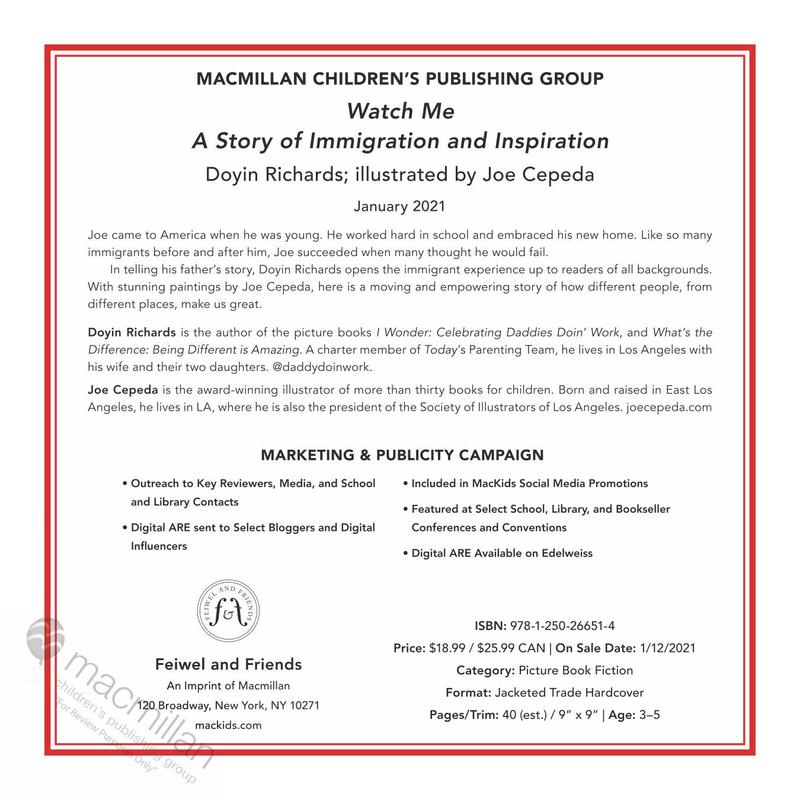 Watch Me: A Story of Immigration and Inspiration