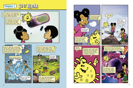 Earth's Amazing Journey:   The Strange Journey from Bacteria to Blue Whales: A Graphic Novel about Earth's Animals
