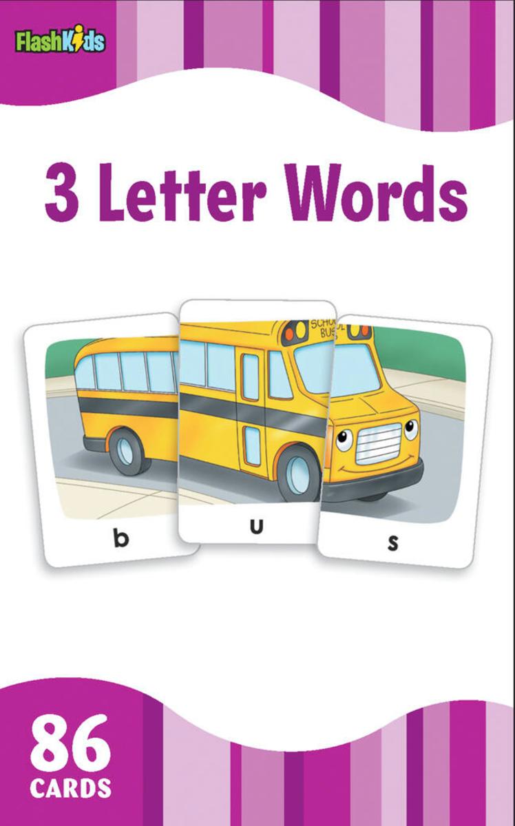 Flash Cards: 3 Letter Words (Grade K - 2)
