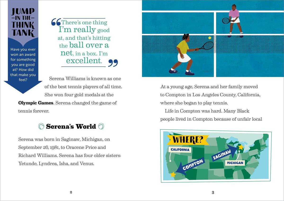 The Story of Serena Williams: An Inspiring Biography for Young Readers