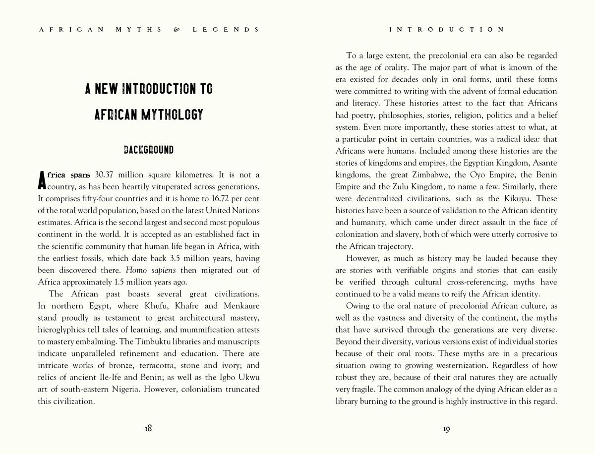 African Myths & Legends: Tales of Heroes, Gods & Monsters