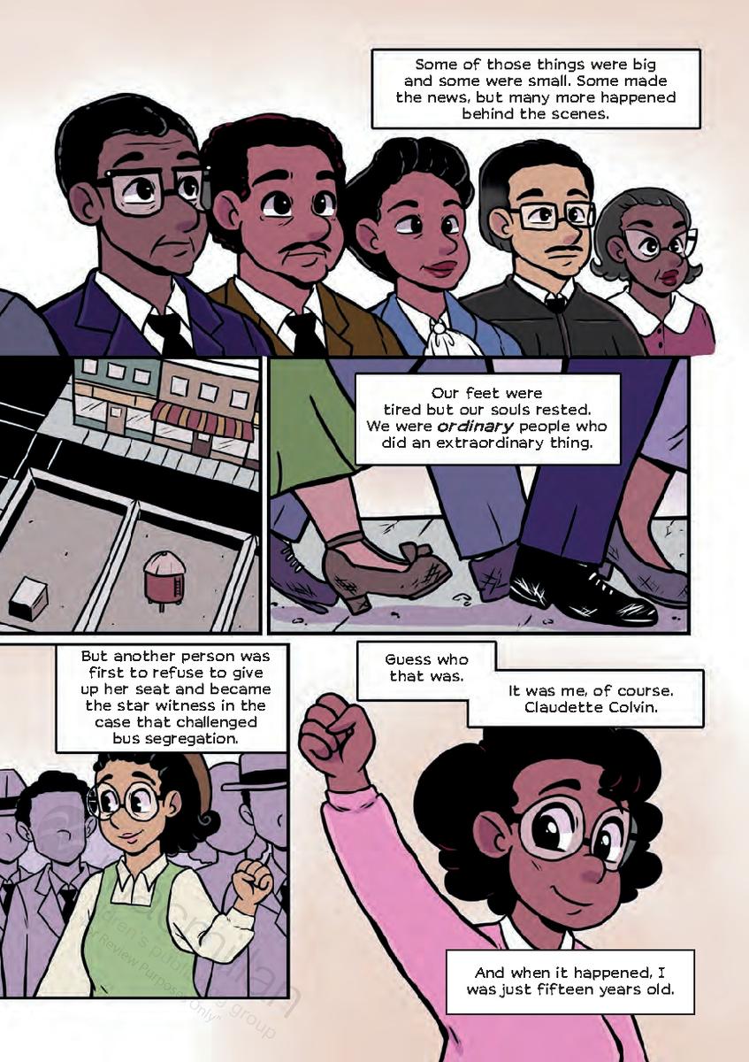 History Comics: Rosa Parks & Claudette Colvin: Civil Rights Heroes