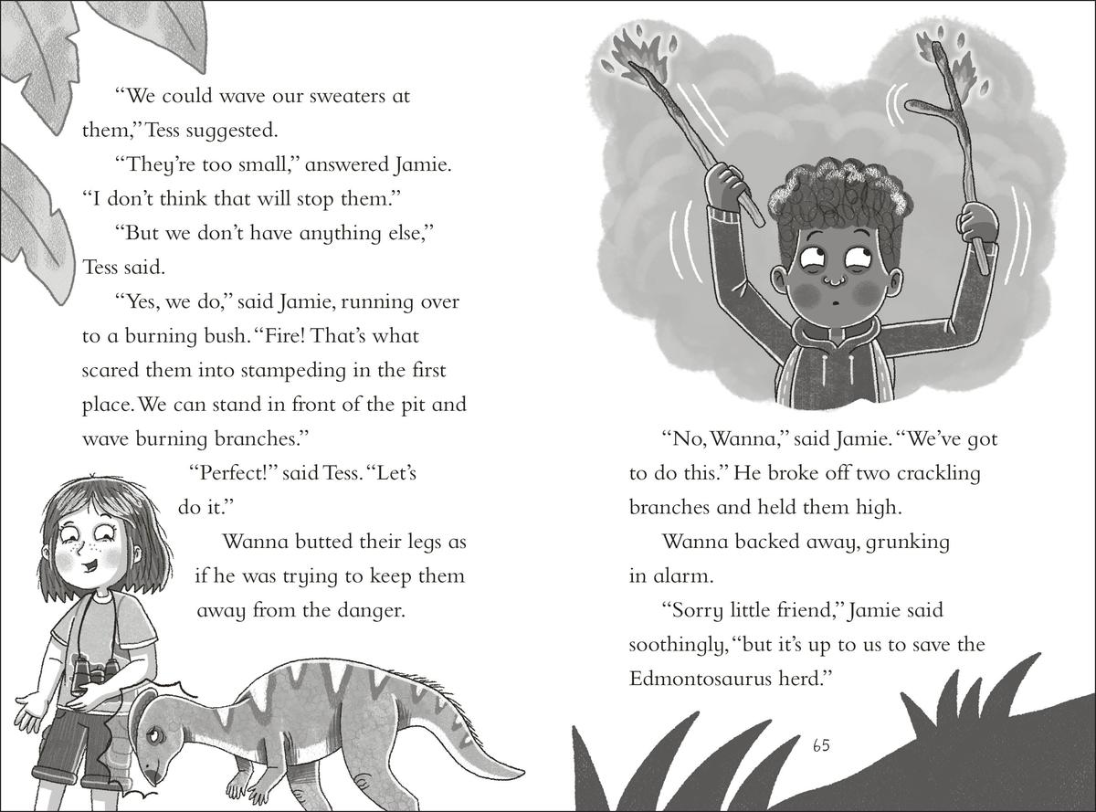 Dinosaur Club The Edmontosaurus Stampede