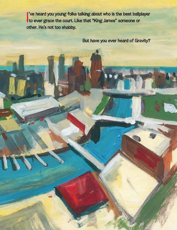 The Legend of Gravity: A Tall Basketball Tale