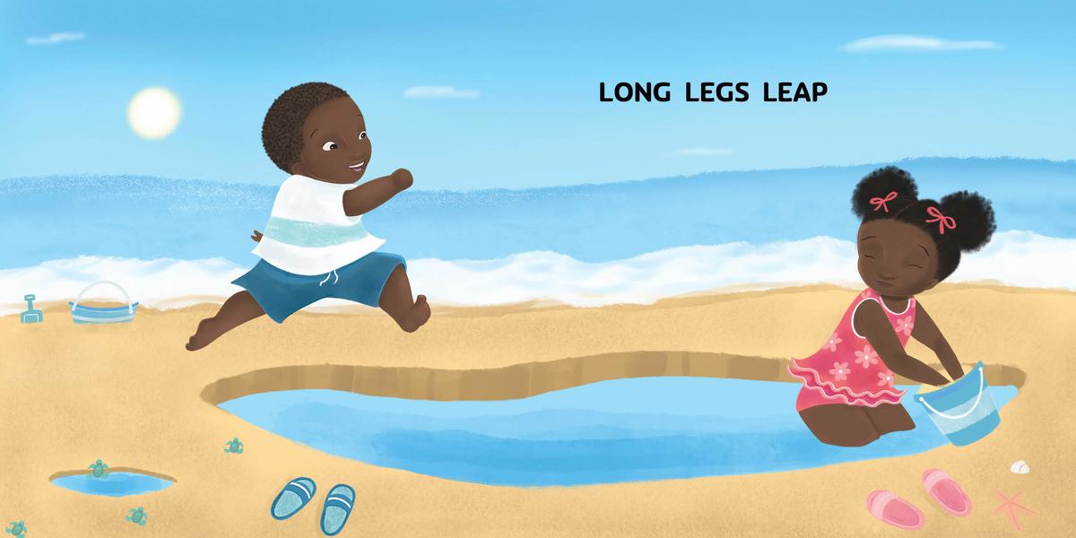 Sandy Toes A Summer Adventure (A Let's Play Outside! Book) Shauntay Grant, Candice Bradley