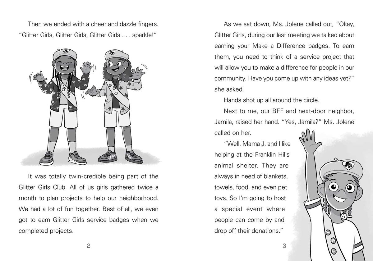 Neecy and Nay Nay and the Glitter Girls (Neecy and Nay Nay #2) (A Little Bee Books Chapter Book Series)