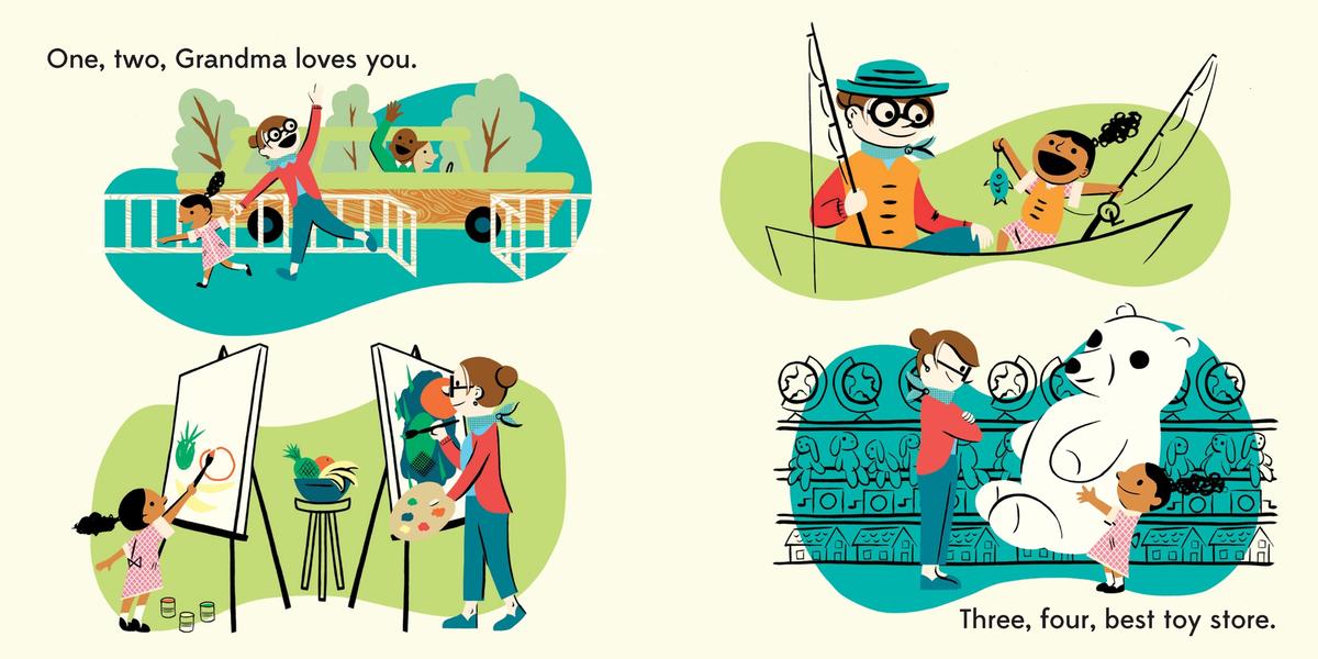 One, Two, Grandma Loves You: A Board Book