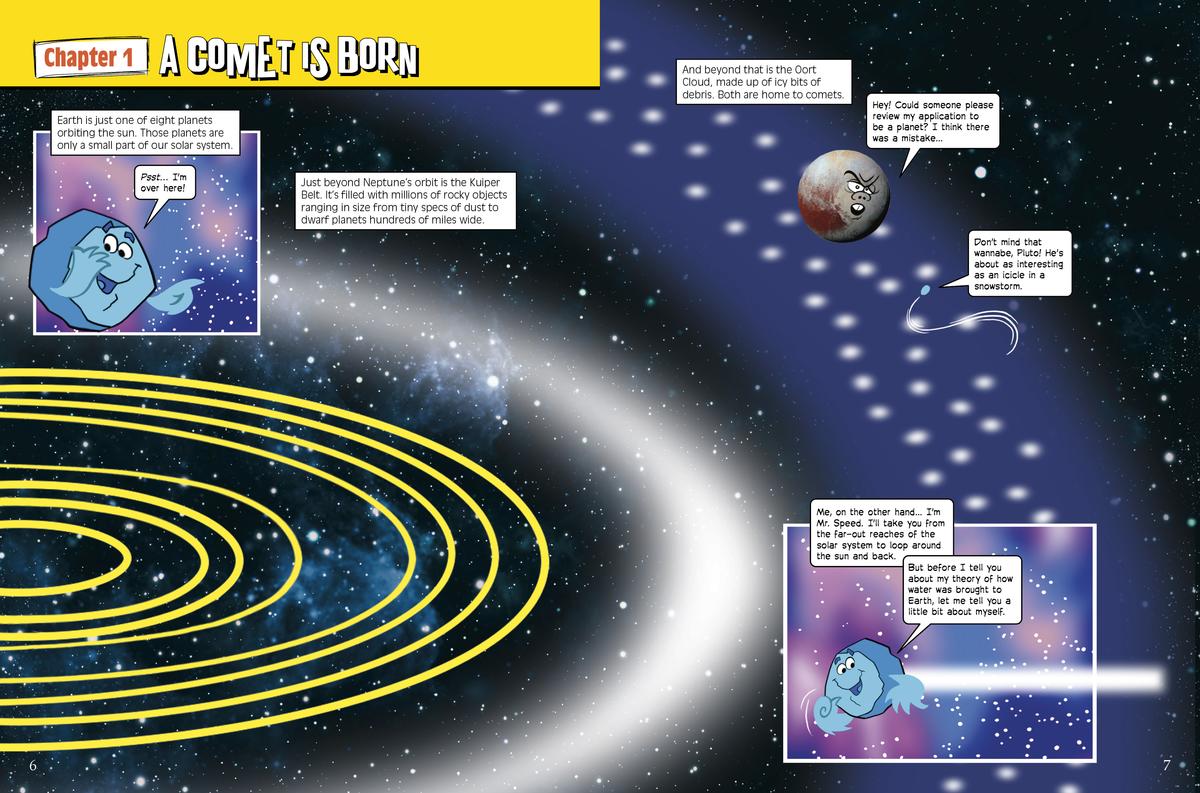 Earth's Amazing Journey: The Shocking Journey from Comets to Oceans: A Graphic Novel about Earth's Water