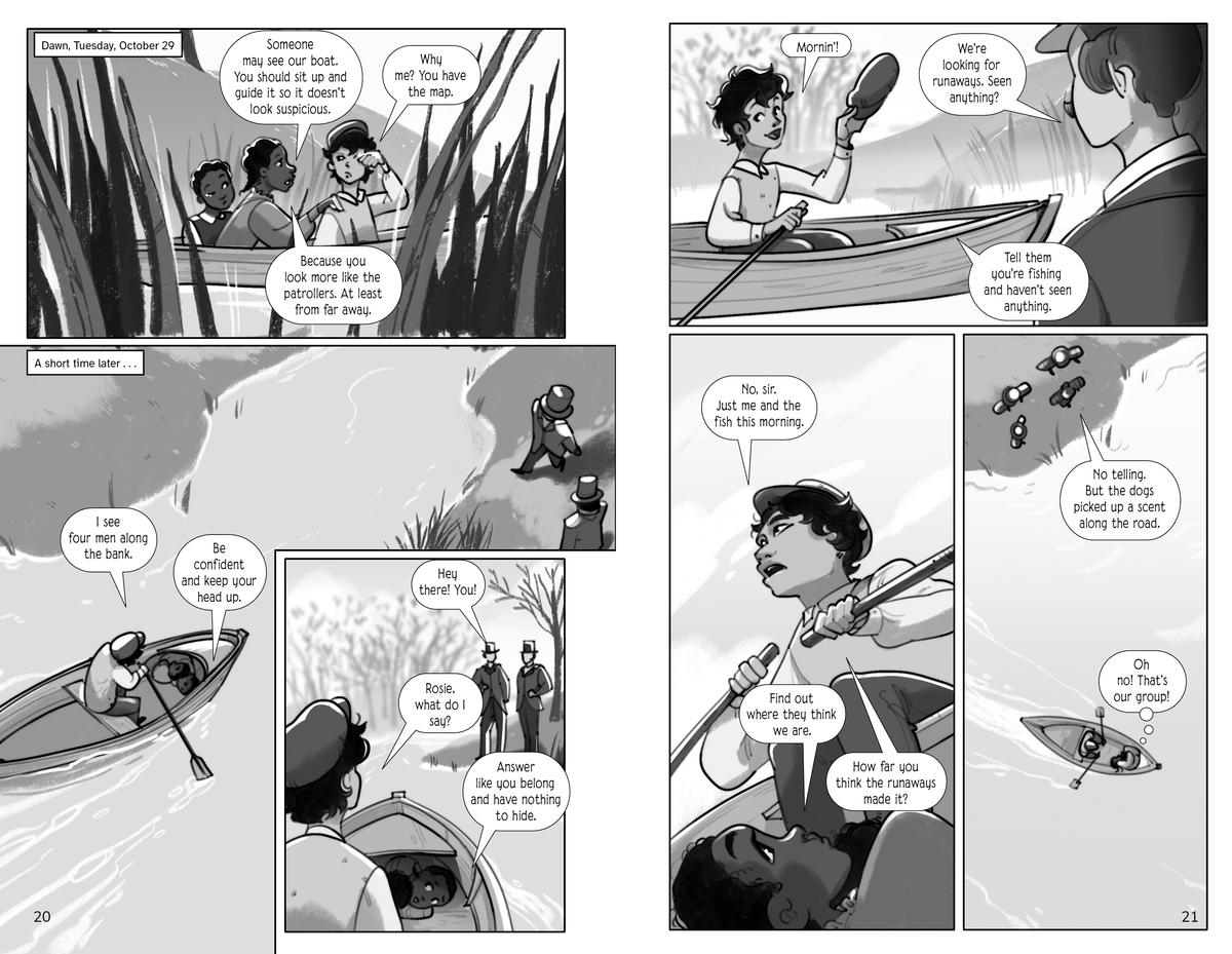 Rosie and the Race Toward Freedom: An Underground Railroad Graphic Novel