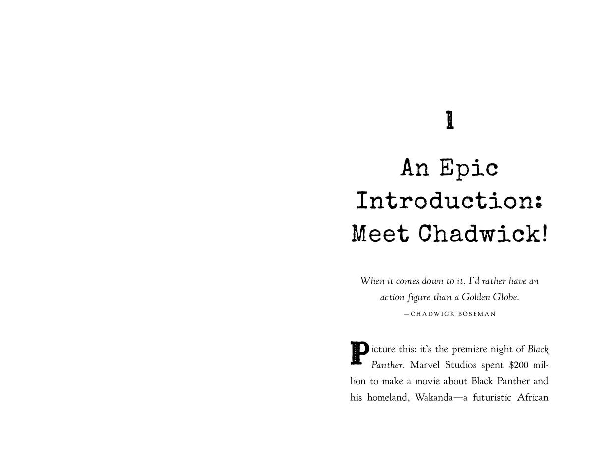 Black History Heroes: Chadwick Boseman: King of Wakanda: A Hero On and Off the Screen