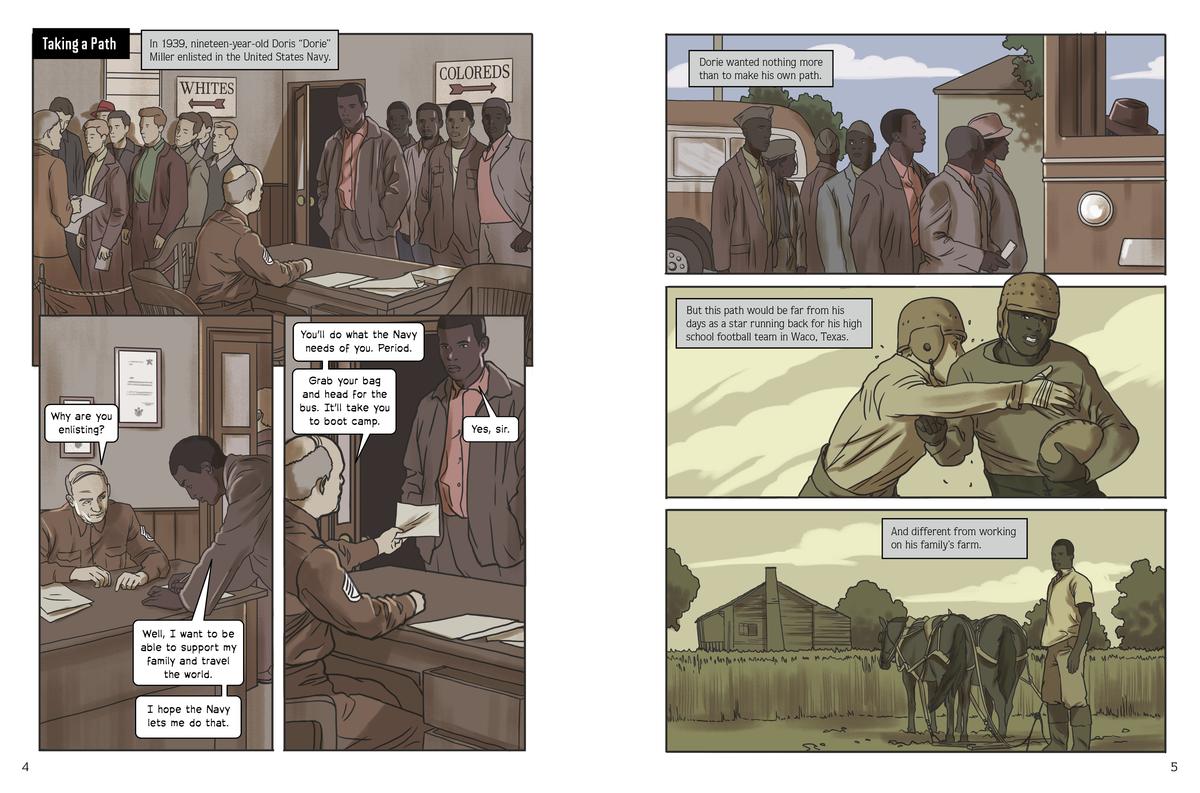 Barrier Breakers -- The Cook Who Defended Pearl Harbor: A Graphic Novel Biography of Doris "Dorie" Miller