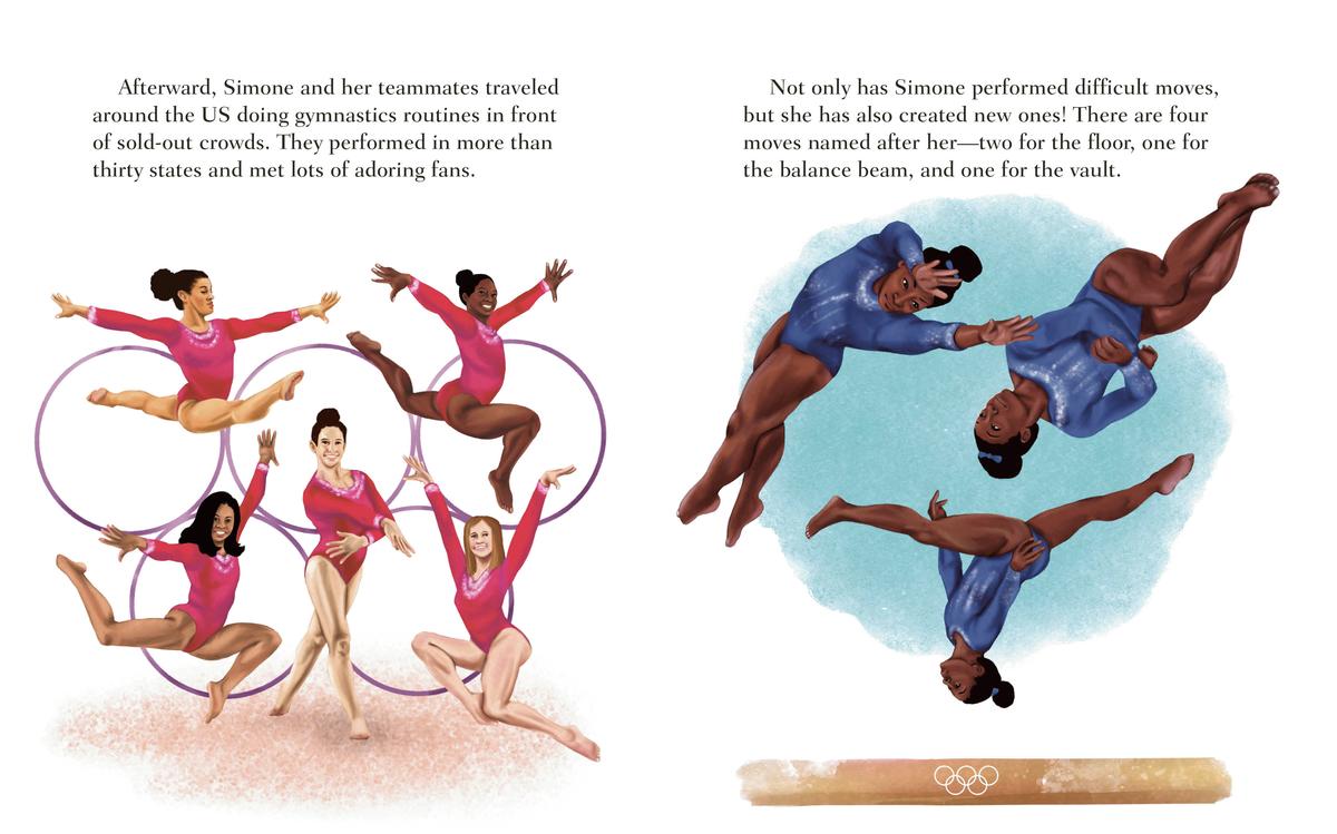 Simone Biles A Little Golden Book Biography LITTLE GOLDEN BOOK