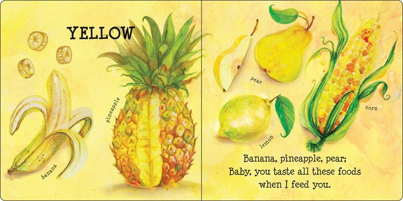 Mama Feeds Me All the Colors: A Book that Celebrates the Magic of Breastfeeding While Teaching Basic Colors to Babies