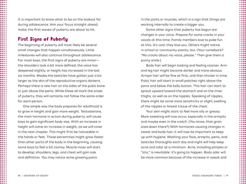 Growing Up Great!: The Ultimate Puberty Book for Boys