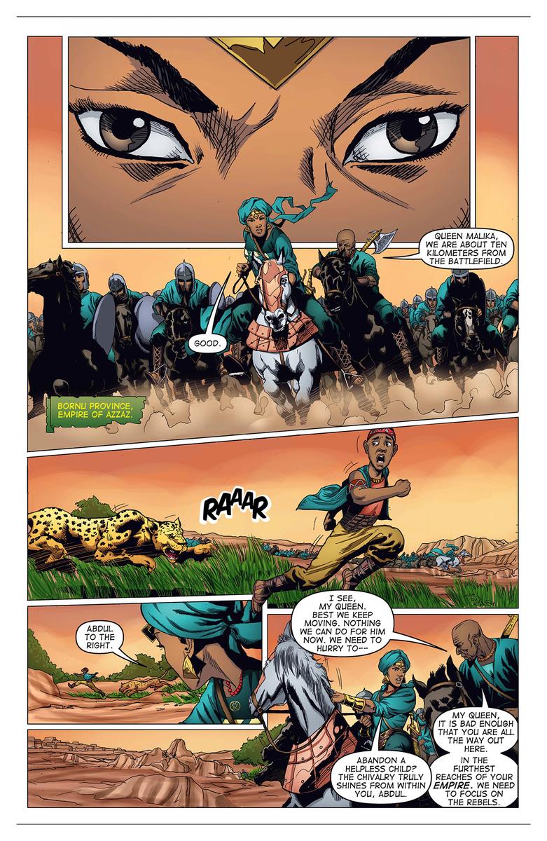 Malika: Warrior Queen Volume 1