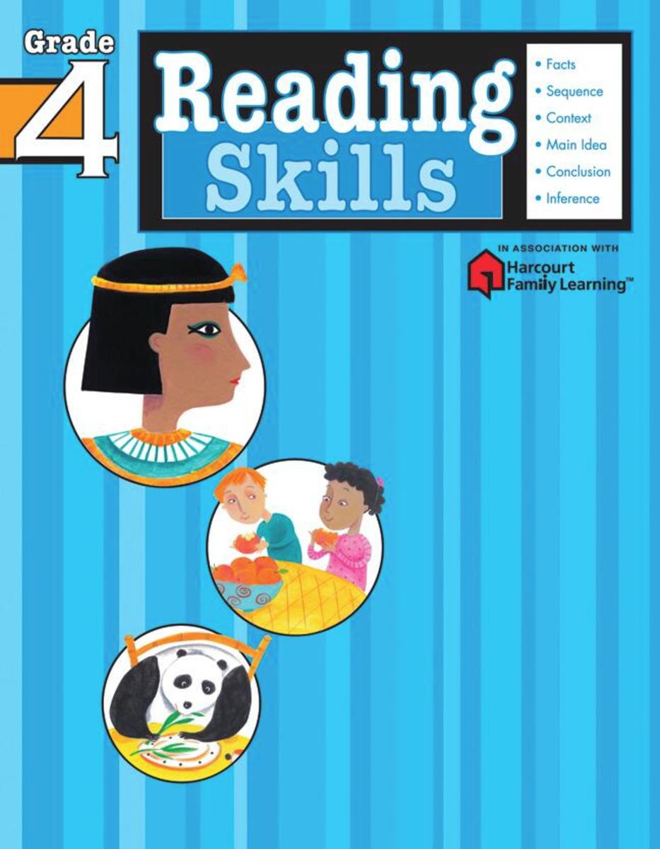 Reading Skills: Grade 4 (Flash Kids Harcourt Family Learning)