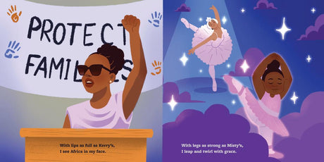 A Hug Like Michelle's, a Voice Like Beyoncé’s: A Picture Book
