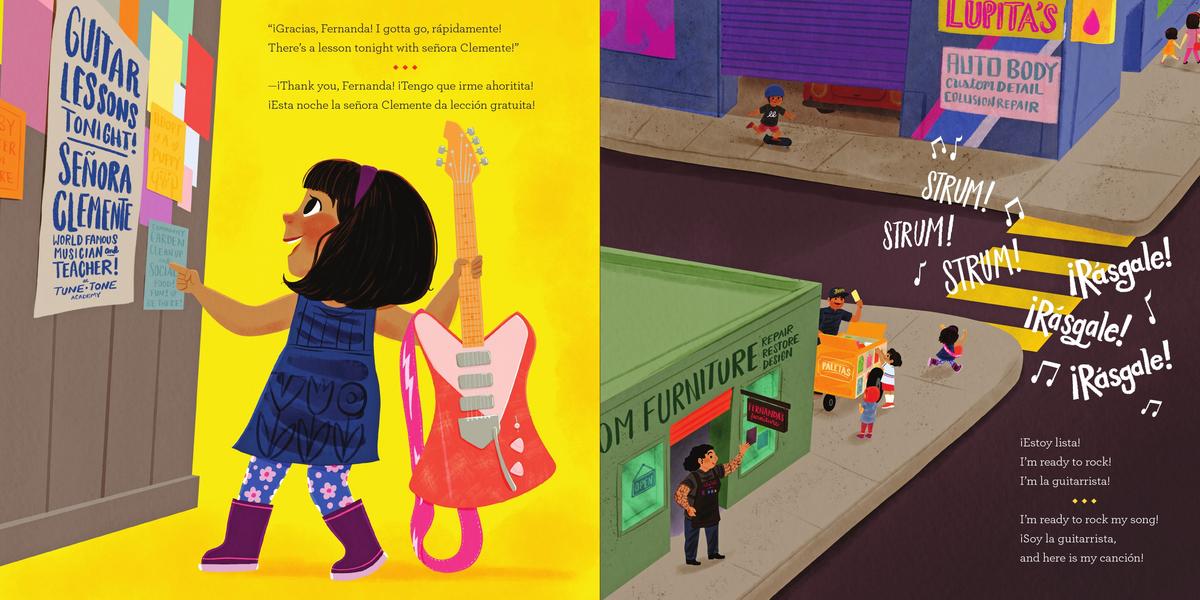 La Guitarrista, The Rock Star: Bilingual English-Spanish