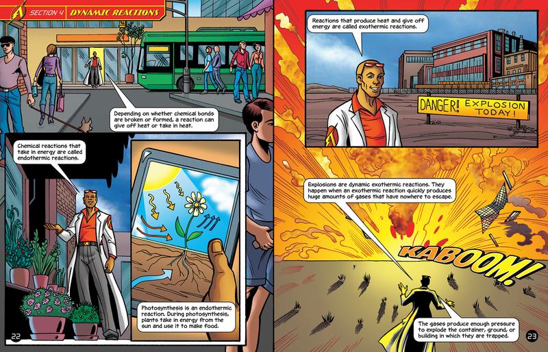 The Dynamic World of Chemical Reactions with Max Axiom, Super Scientist