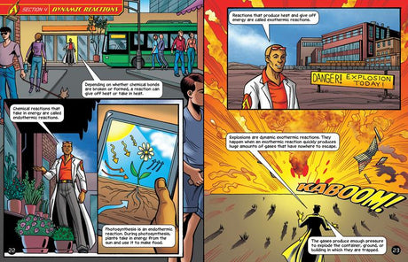 The Dynamic World of Chemical Reactions with Max Axiom, Super Scientist