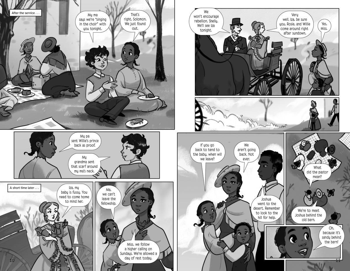 Rosie and the Race Toward Freedom: An Underground Railroad Graphic Novel