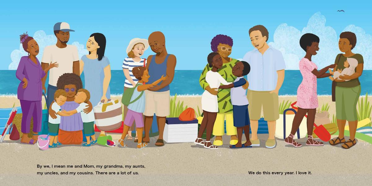 Big Family Beach Day