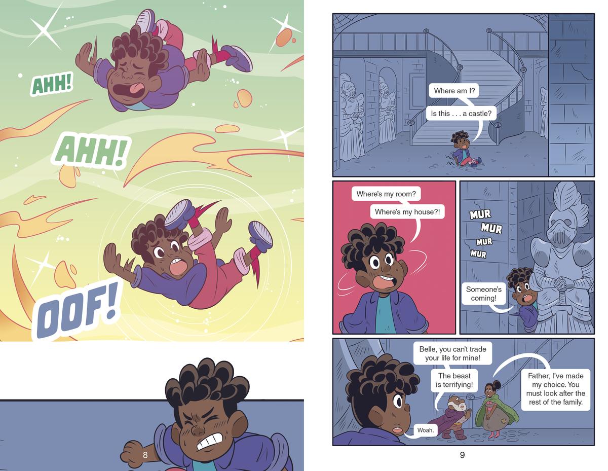 I Fell into a Fairy Tale:   Beauty and the Beast (Plus Jake): An Untraditional Graphic Novel