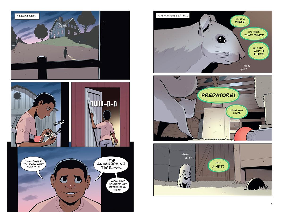 The Message (Animorphs Graphix #4)