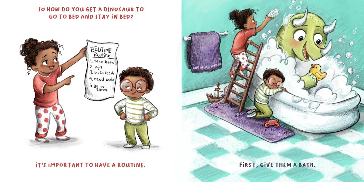 How to Put a Dinosaur to Bed: A Board Book  ( Teach Your Dino)