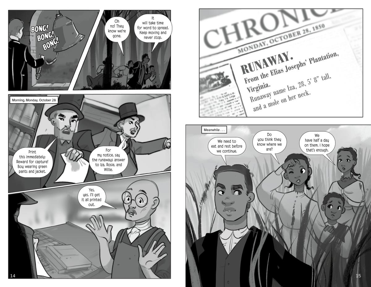 Rosie and the Race Toward Freedom: An Underground Railroad Graphic Novel