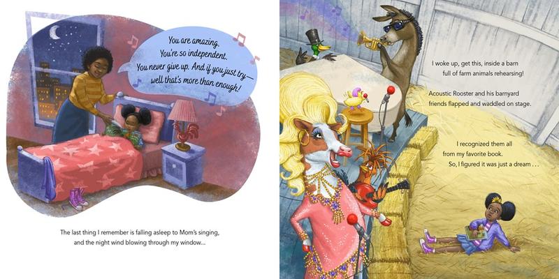 Acoustic Rooster's Barnyard Boogie Starring Indigo Blume