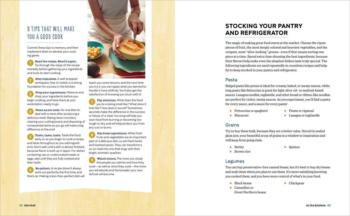 Kid Chef: The Foodie Kids Cookbook: Healthy Recipes and Culinary Skills for the New Cook in the Kitchen