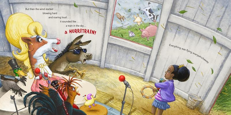 Acoustic Rooster's Barnyard Boogie Starring Indigo Blume