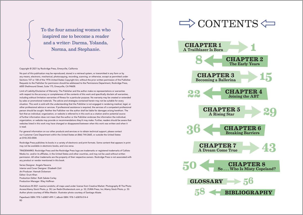 The Story of Misty Copeland: An Inspiring Biography for Young Readers