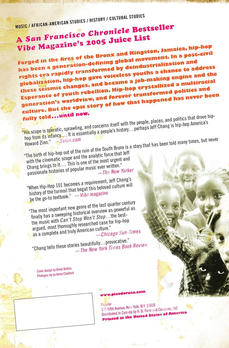 Can't Stop Won't Stop: A History of the Hip-Hop Generation